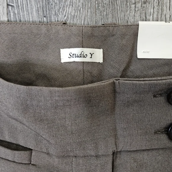 🌸🧡 flare Wide Leg pants By Studio Y Size Size 5/6💜 - Picture 6 of 9